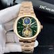 Clone Patek Philippe Nautilus Automatic Watch Rose Gold White Tourbillon Face (3)_th.jpg